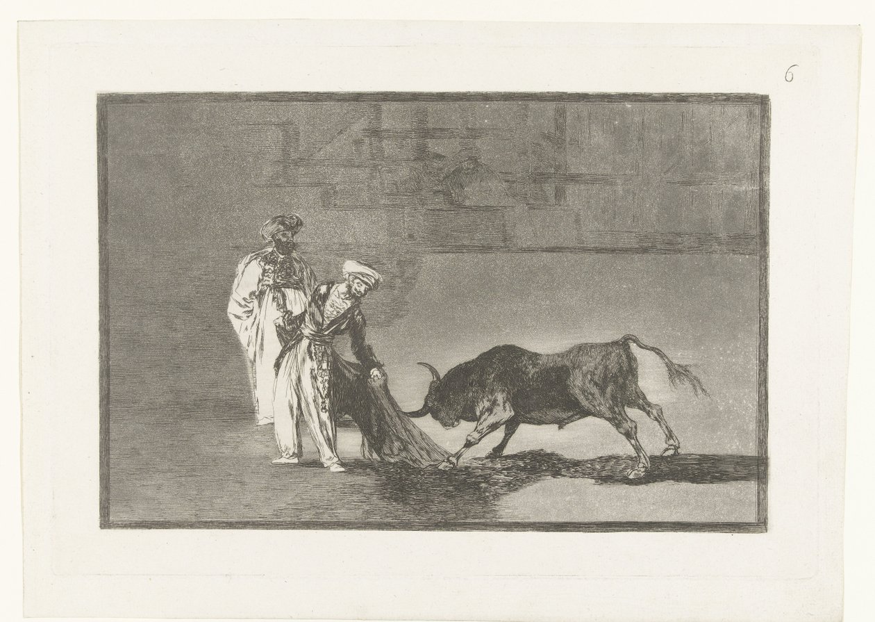 Stierkämpfer in einer Arena von Francisco de Goya