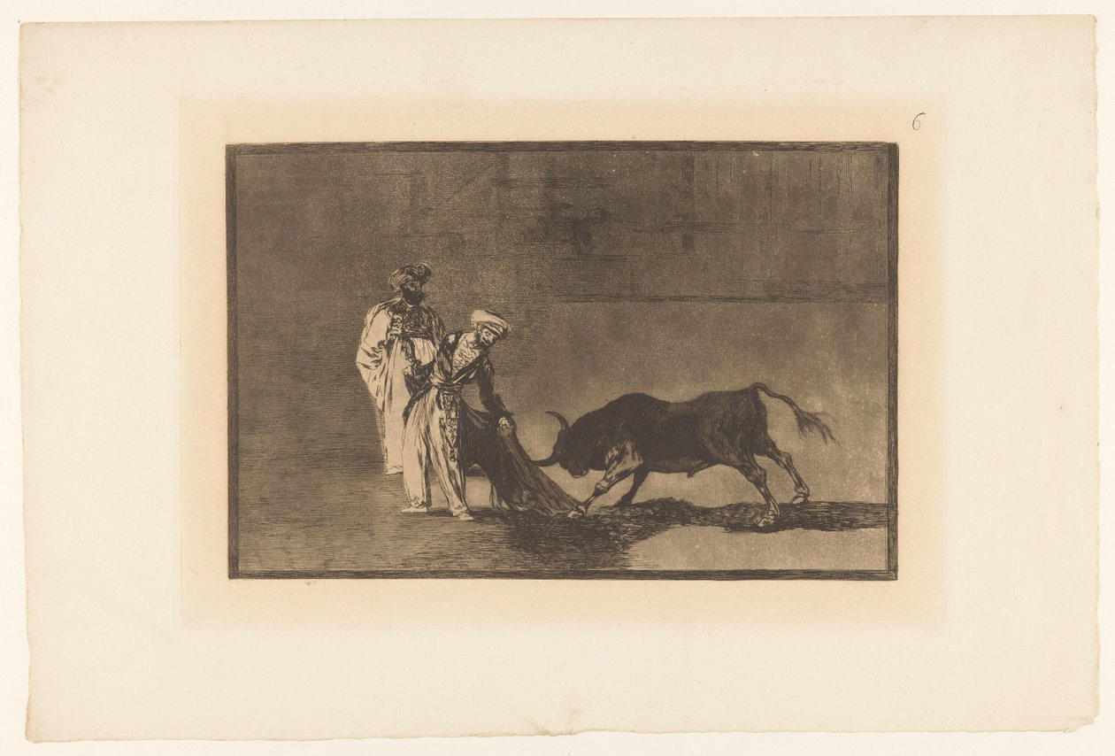Stierkämpfer in einer Arena von Francisco de Goya