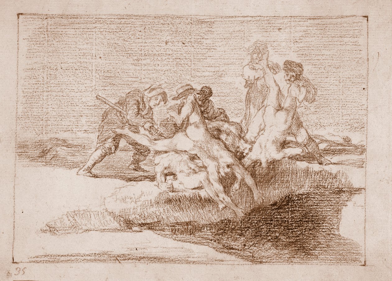 Die Schrecken des Krieges: Barmherzigkeit von Francisco de Goya