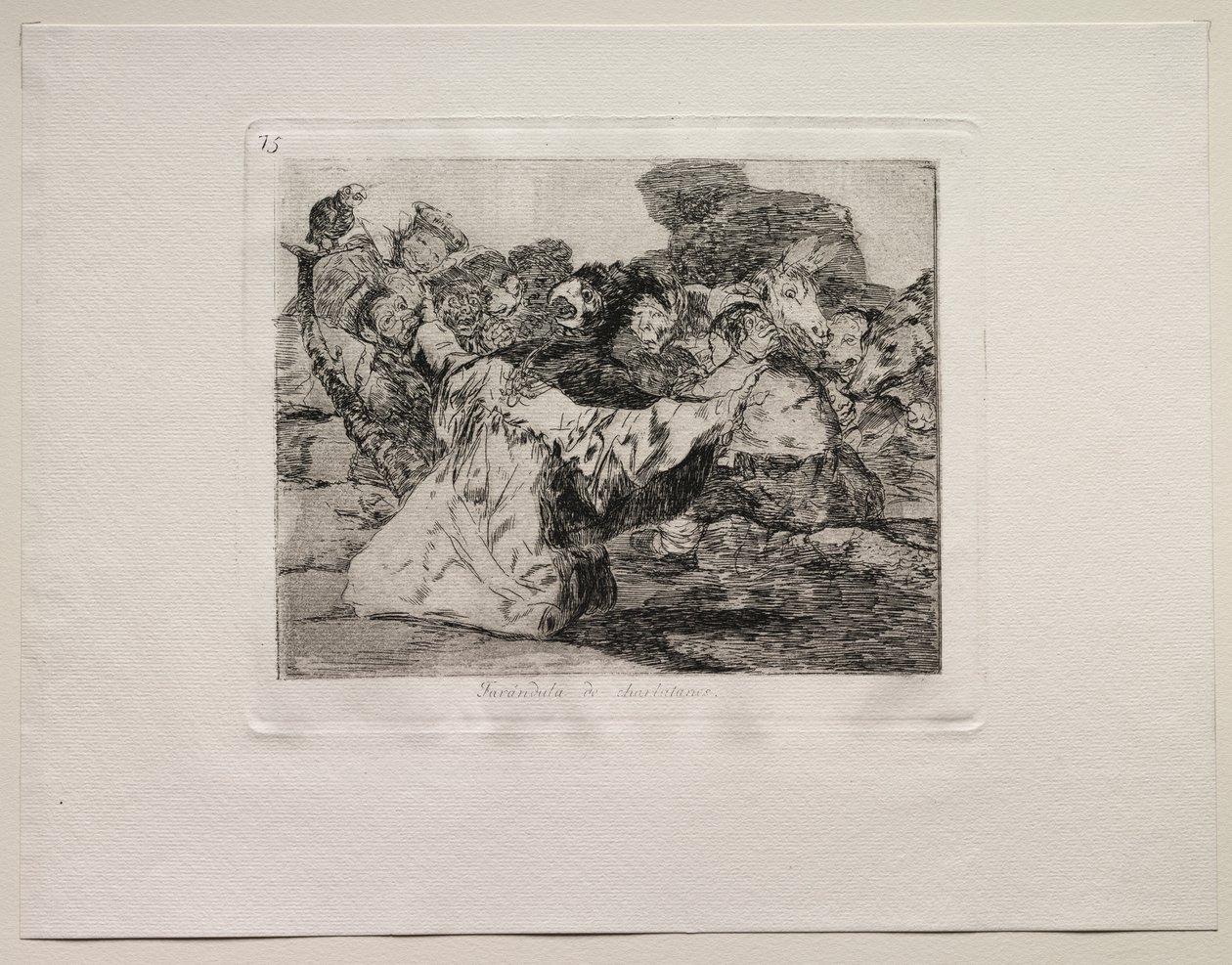 Die Schrecken des Krieges: Charlatanshow von Francisco de Goya