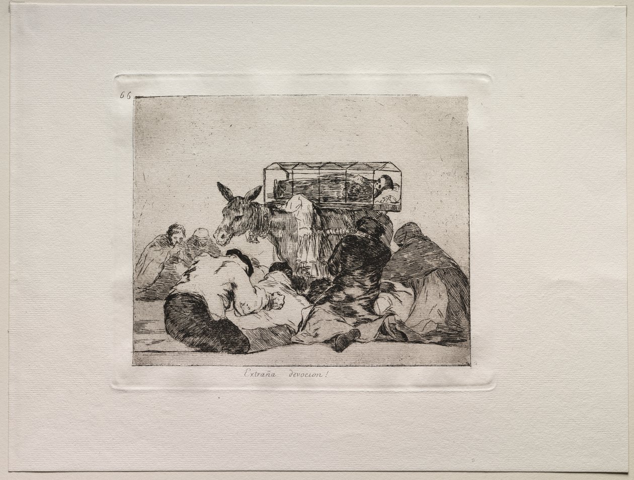 Die Schrecken des Krieges: Seltsame Hingabe! von Francisco de Goya