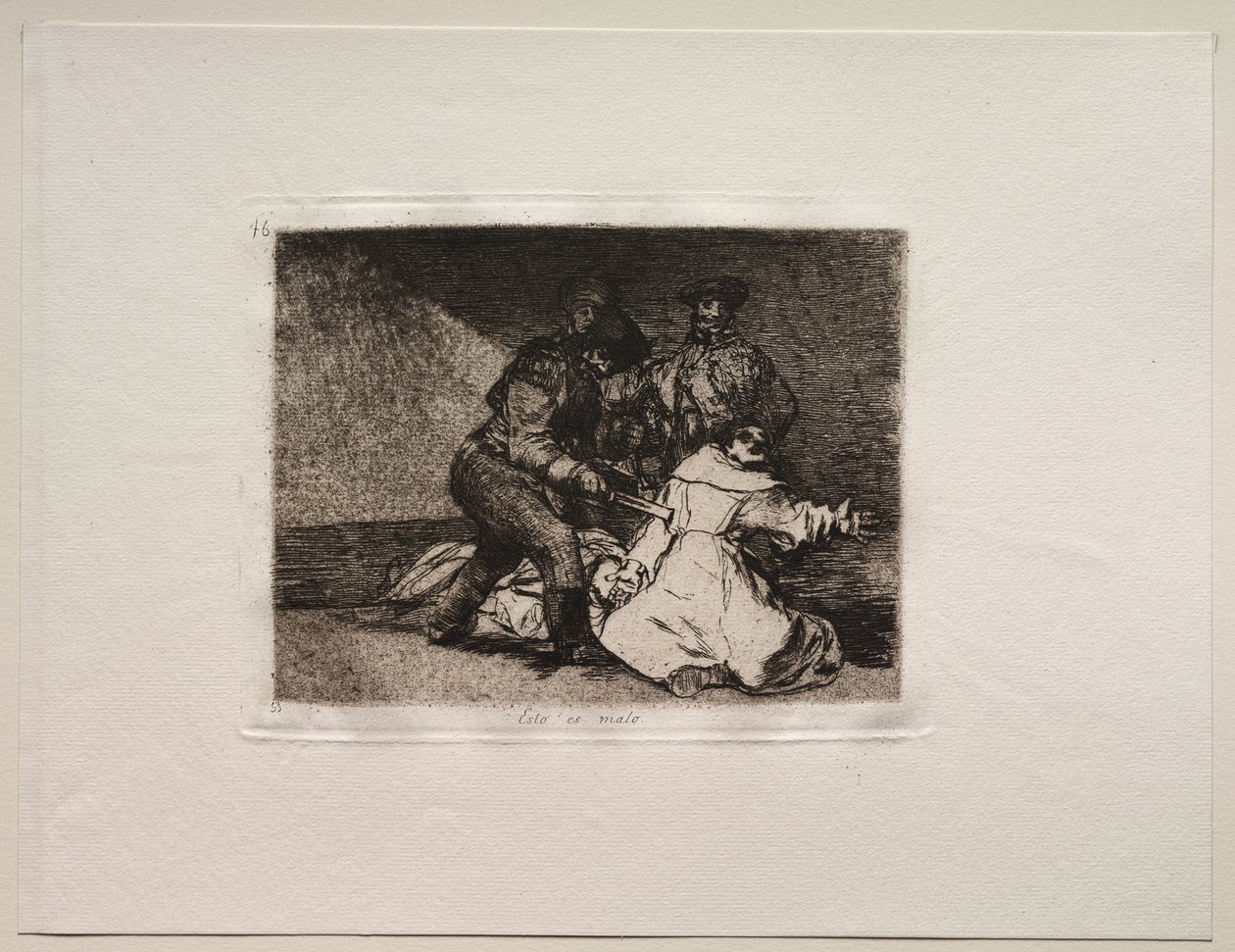 Die Schrecken des Krieges: Das ist schlecht von Francisco de Goya