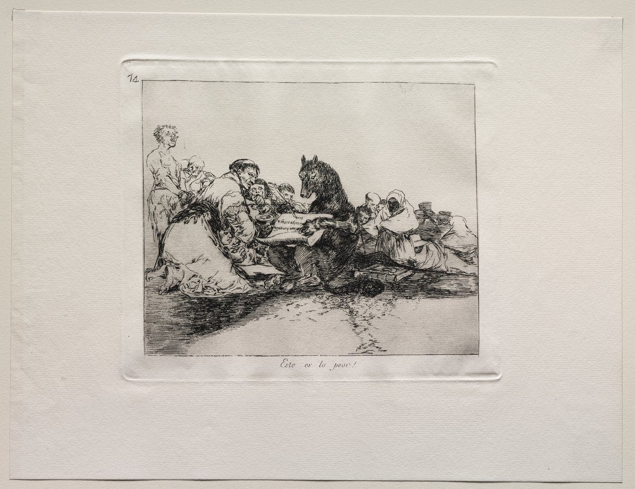 Die Schrecken des Krieges: Das ist das Schlimmste! von Francisco de Goya