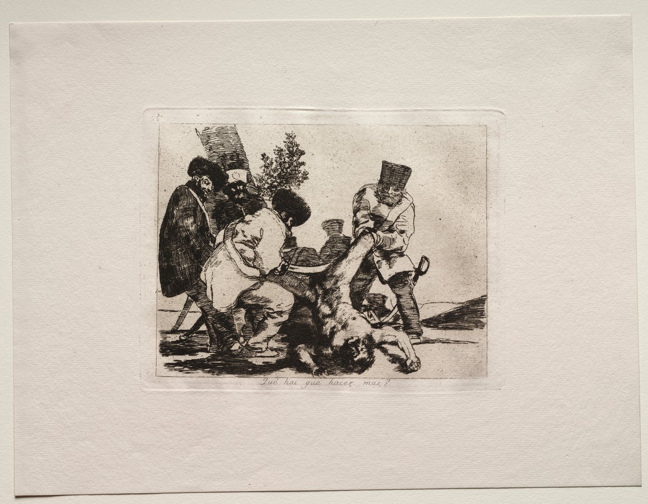 Die Schrecken des Krieges: Was kann noch getan werden von Francisco de Goya