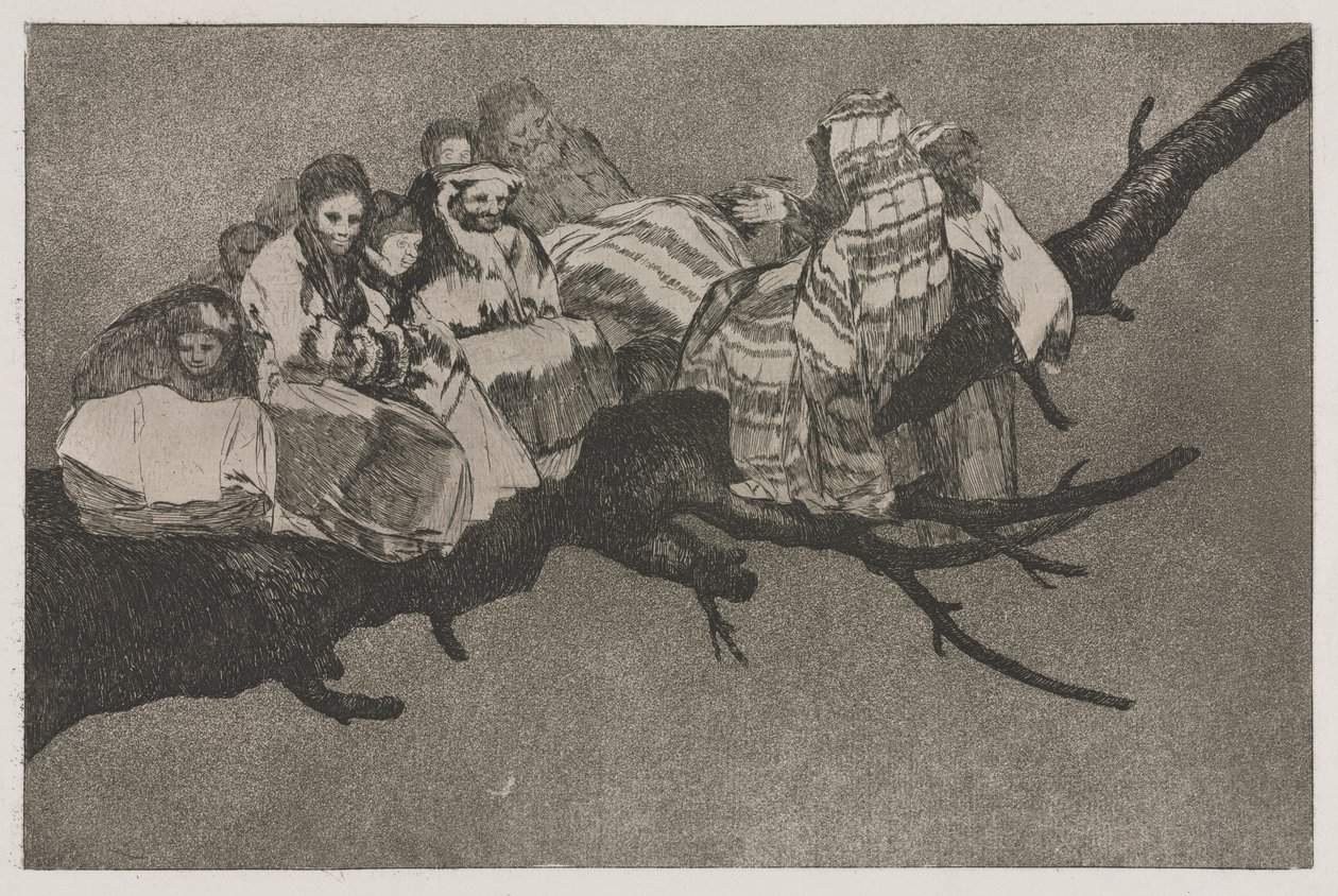 Die Sprichwörter: Lächerlicher Unsinn von Francisco de Goya
