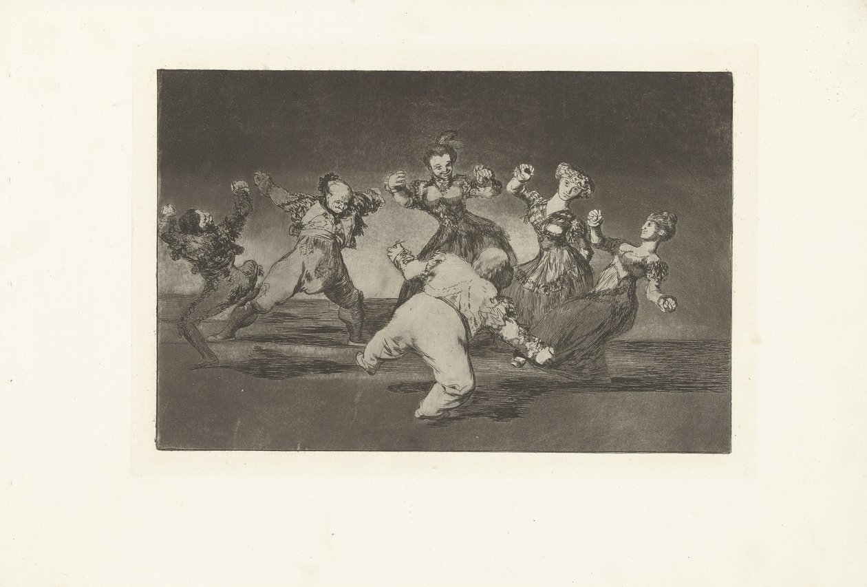 Fröhlicher Wahnsinn (Die Dummheiten) von Francisco de Goya