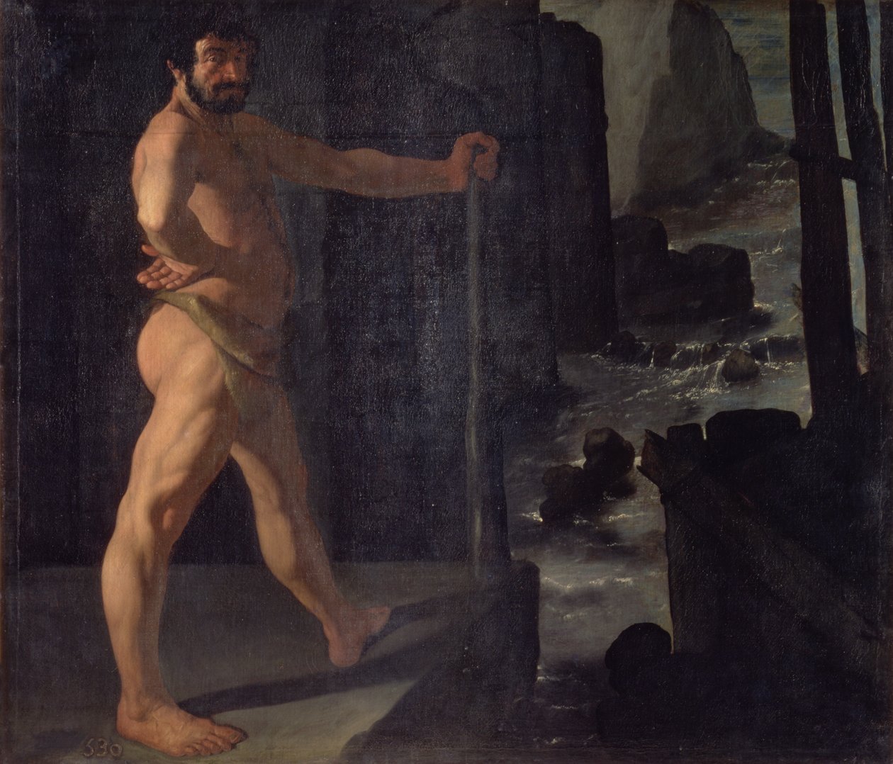 Herkules verändert den Lauf des Flusses Alpheus von Francisco de Zurbaran