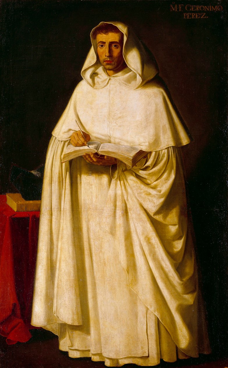 Porträt von Pater Jeronimo Perez von Francisco de Zurbaran