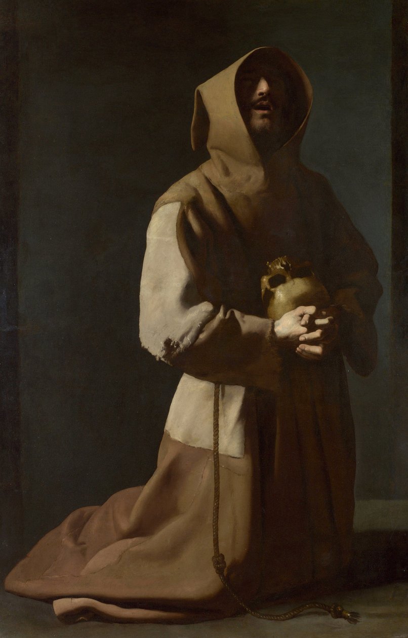 Heiliger Franz von Assisi von Francisco de Zurbaran