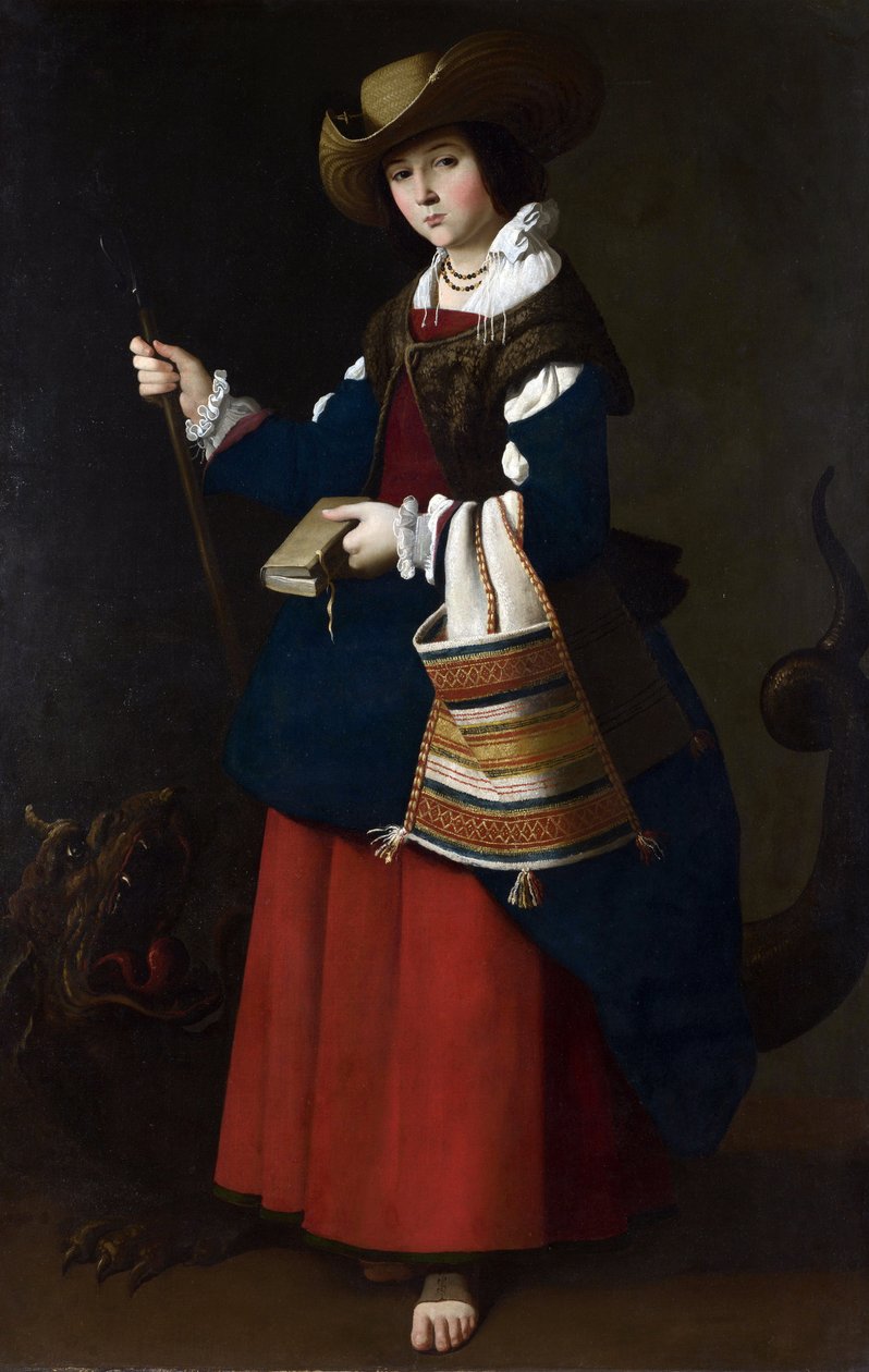 Heilige Margareta, 1630-1634 von Francisco de Zurbaran