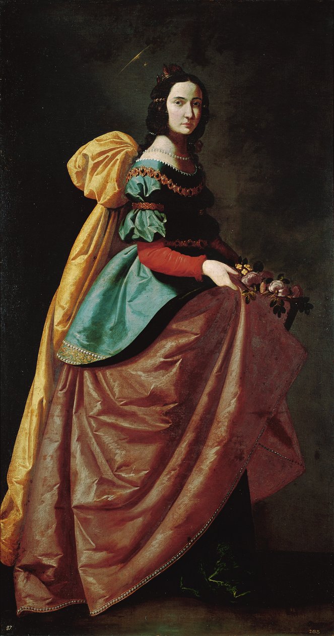 Heilige Casilda von Toledo von Francisco de Zurbaran