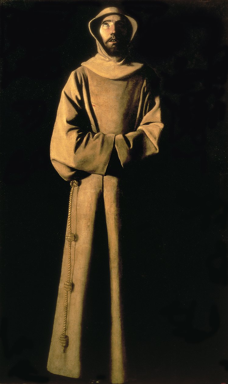 St. Franziskus von Assisi, ca. 1640 von Francisco de Zurbaran