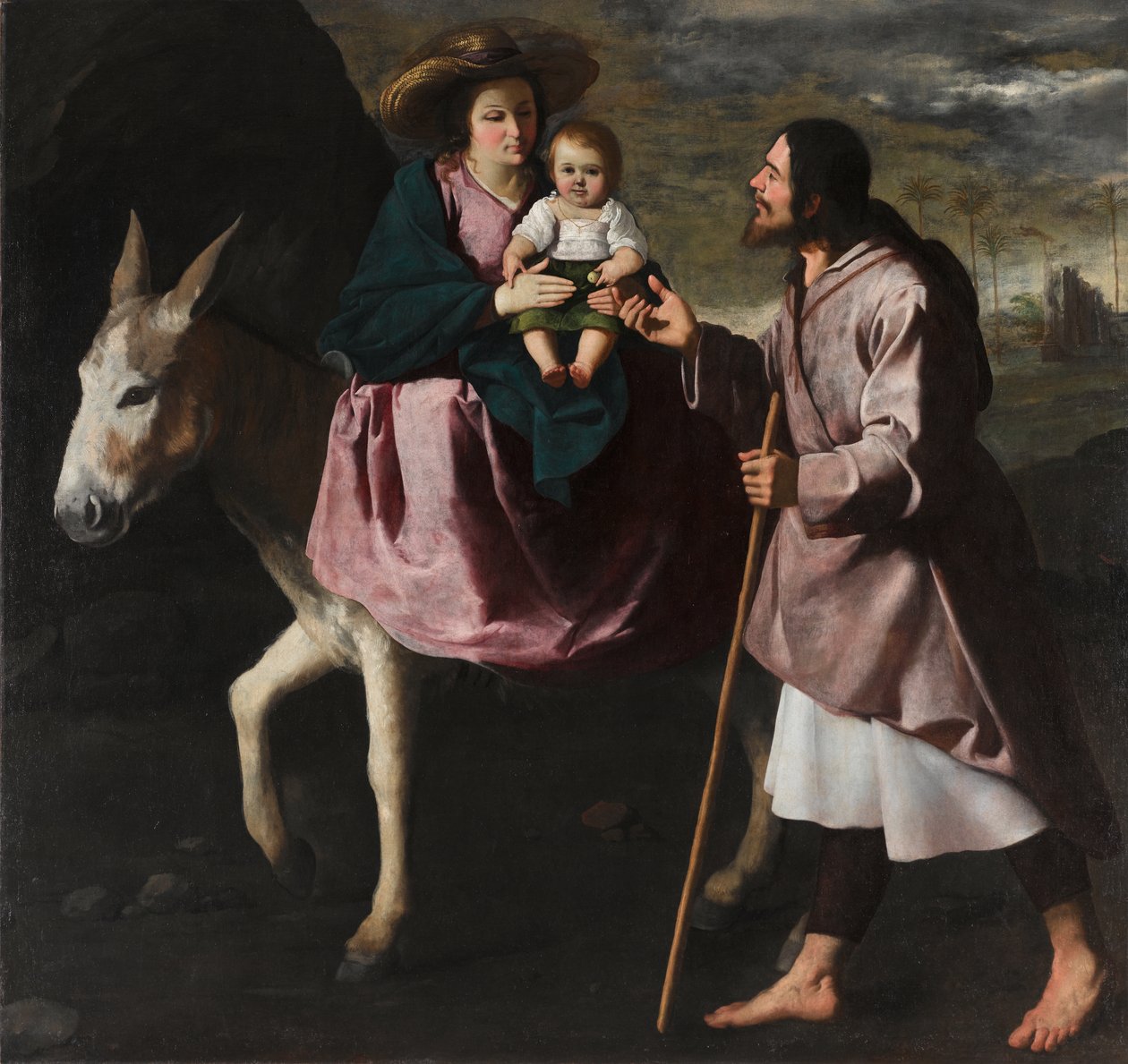 Die Flucht nach Ägypten von Francisco de Zurbaran