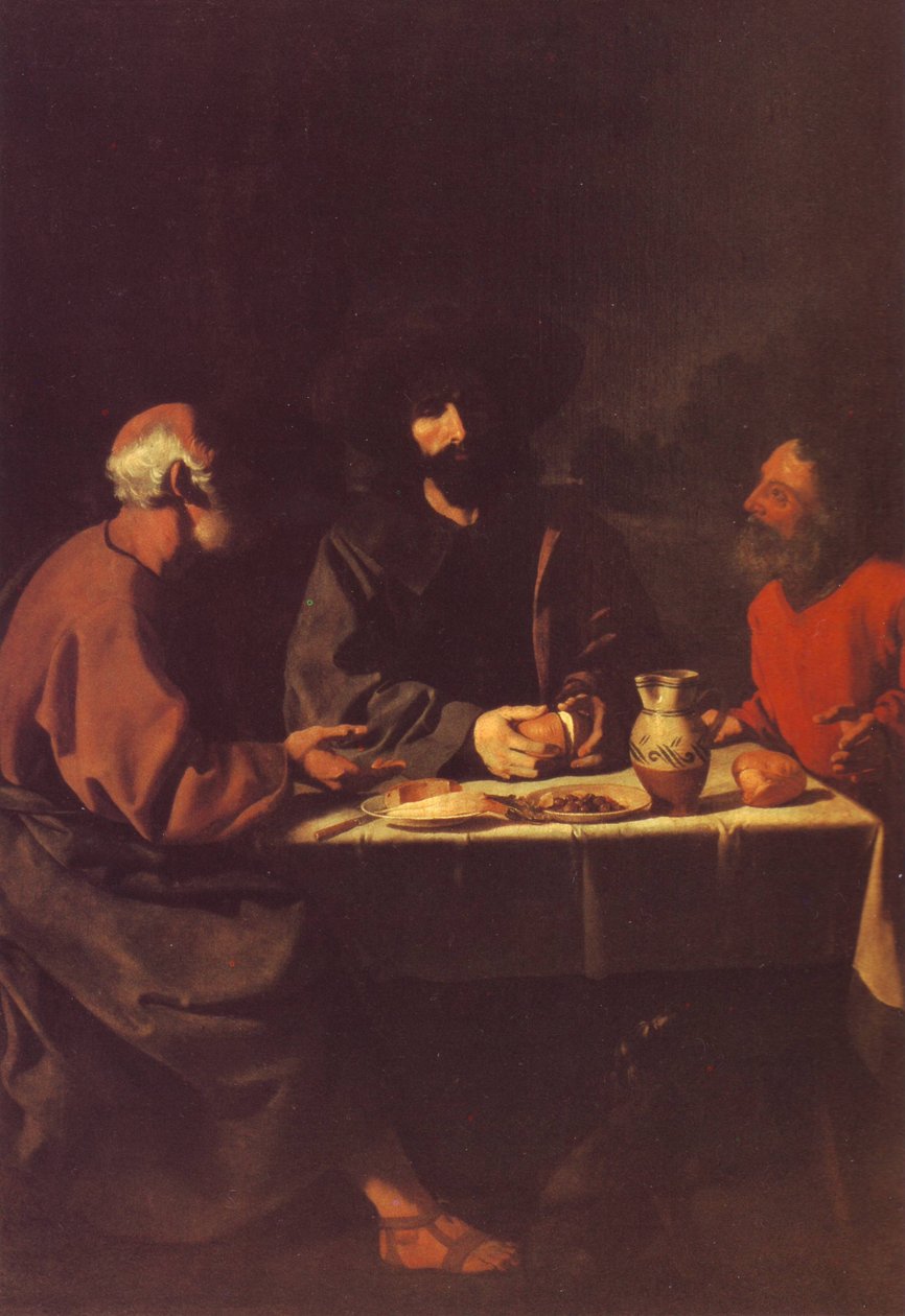 Das Abendmahl in Emmaus von Francisco de Zurbaran
