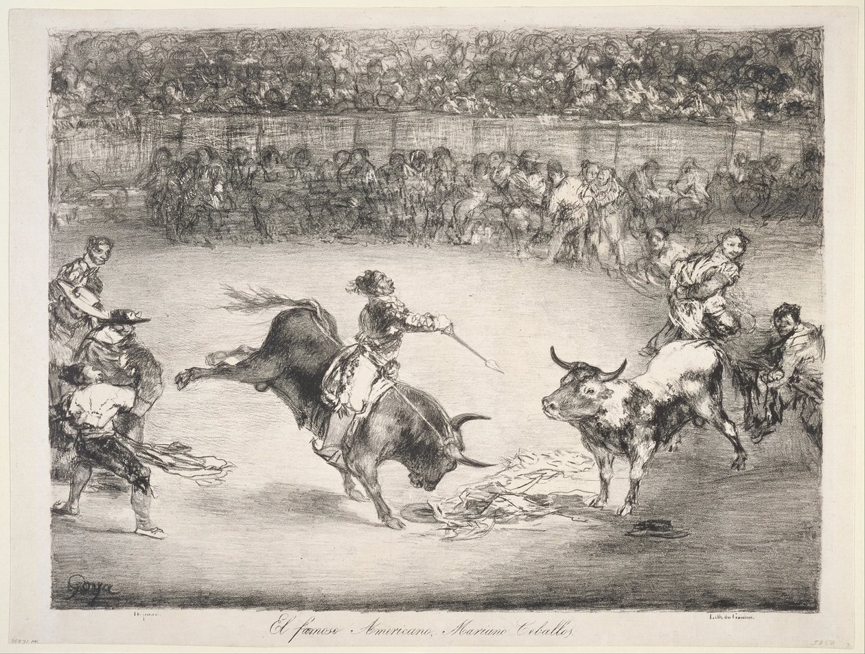 Der berühmte Amerikaner Mariano Cebellos von Francisco de Goya