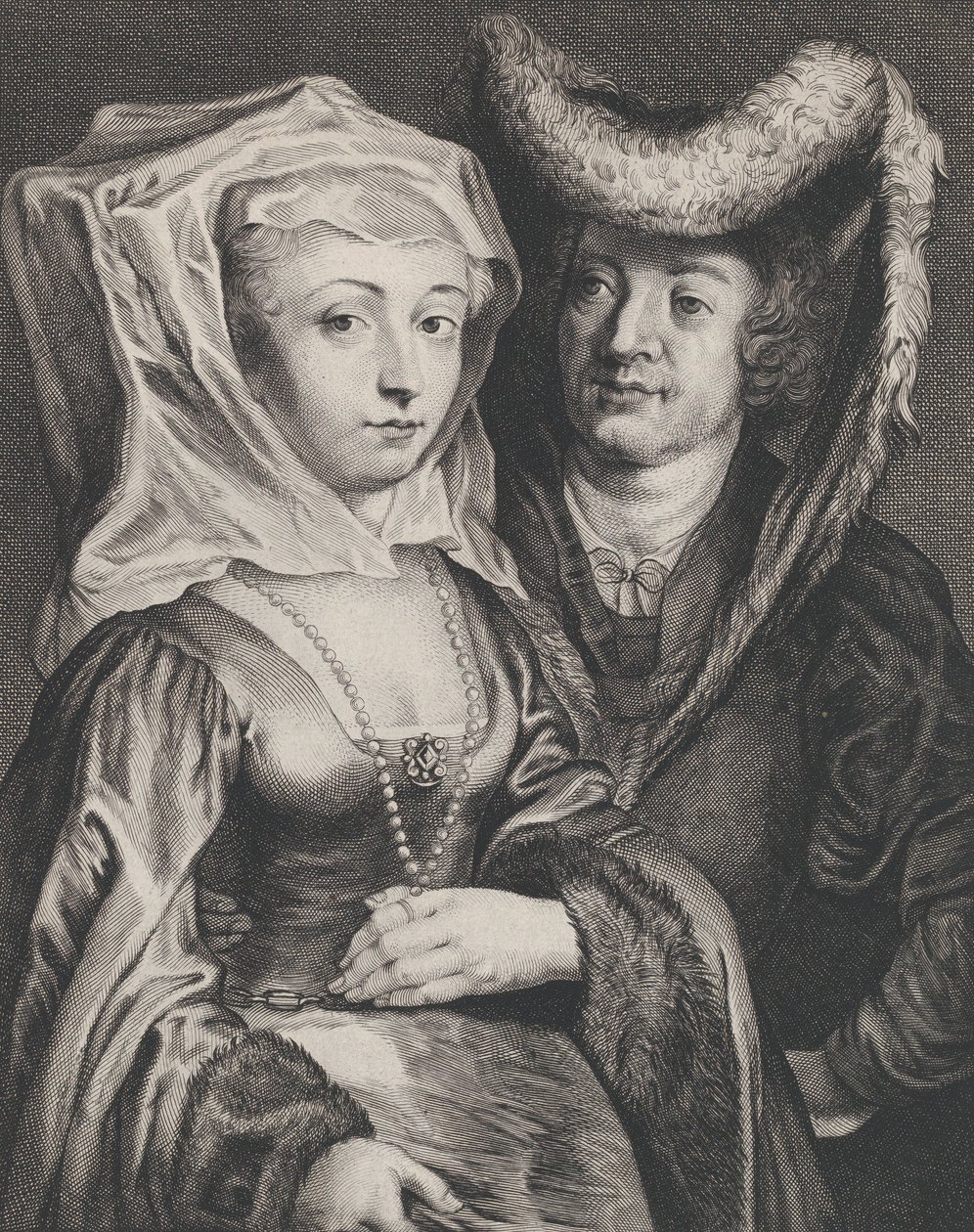 Heiliger Pepin I und seine Tochter, Heilige Begga, ca. 1645-72 von Franciscus van der Steen