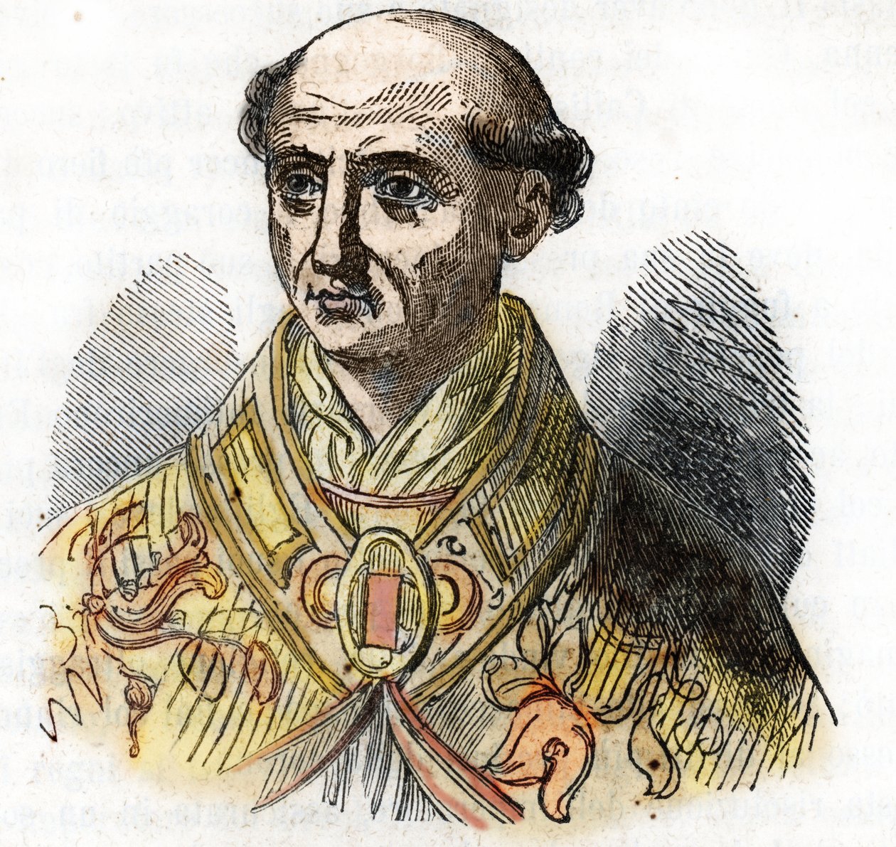 Porträt von Papst Calixte II. von Franco Mistrali