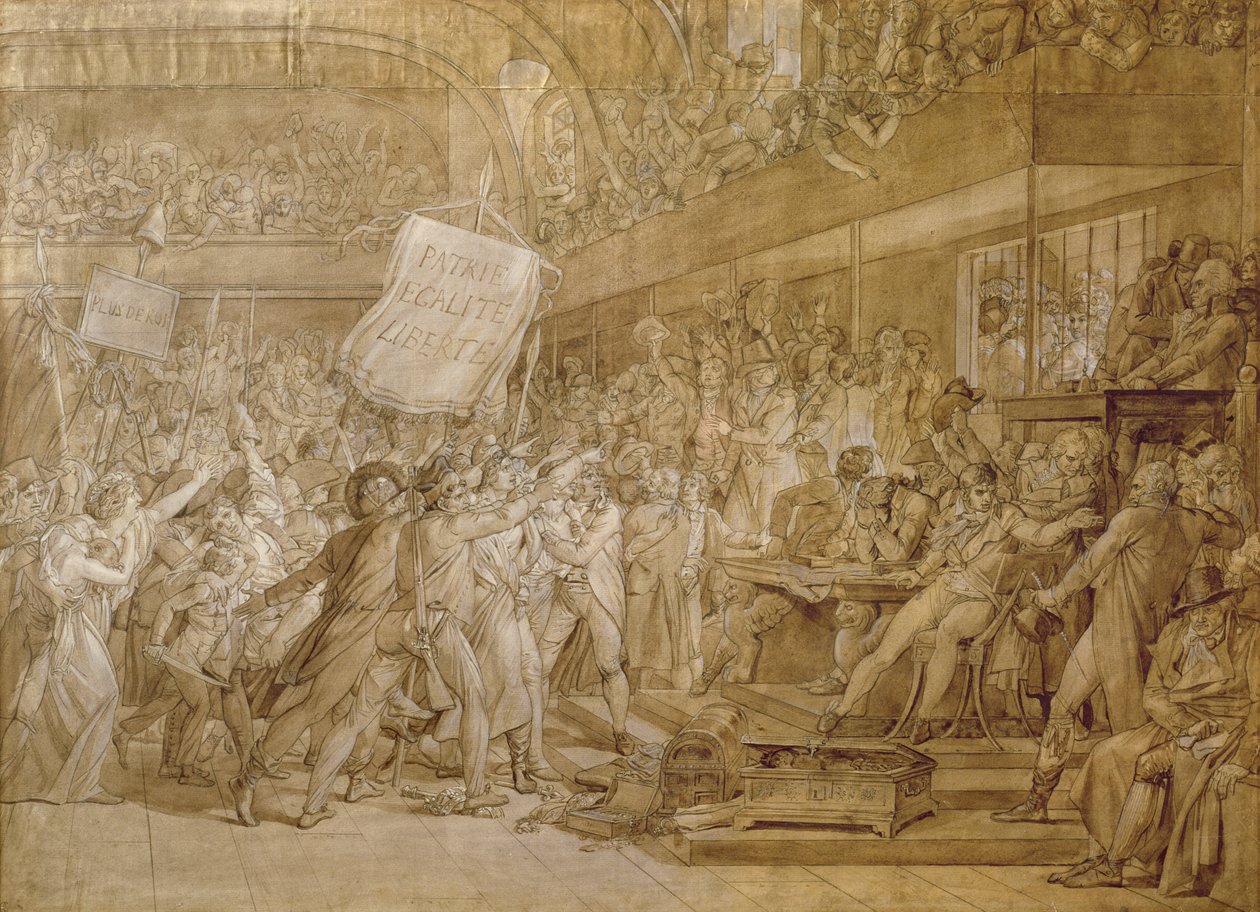 Das Volk von Paris stürmt die Tuilerien am 10. August 1792 von Baron François Pascal Simon Gérard
