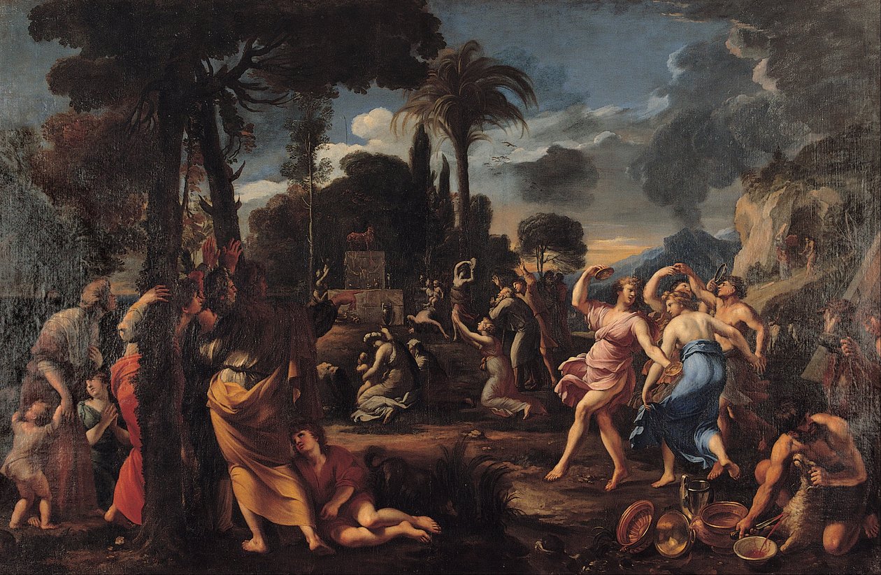 Anbetung des Goldenen Kalbs von Francois Perrier