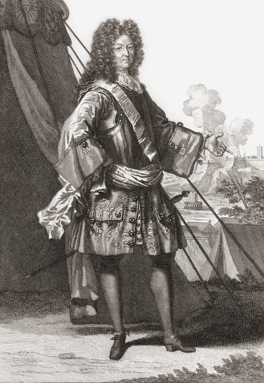 Ludwig XIV., König von Frankreich und Navarra. (Druck) von Francois (after) Boucher