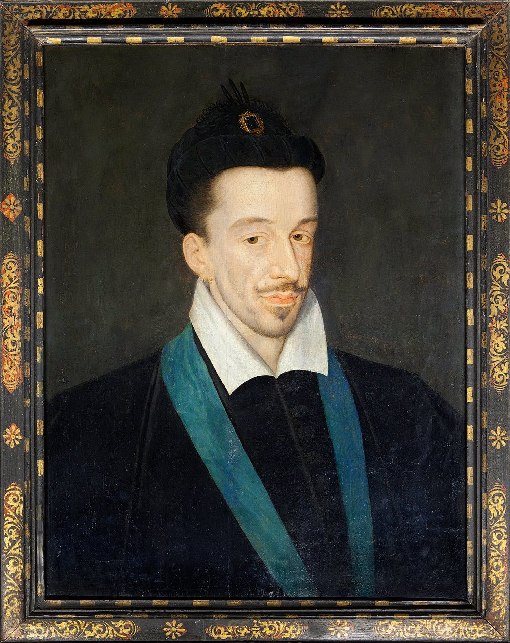 Porträt des französischen Königs Heinrich III. (1551-1589), ca. 1582-86 von Francois (attr.to) Quesnel