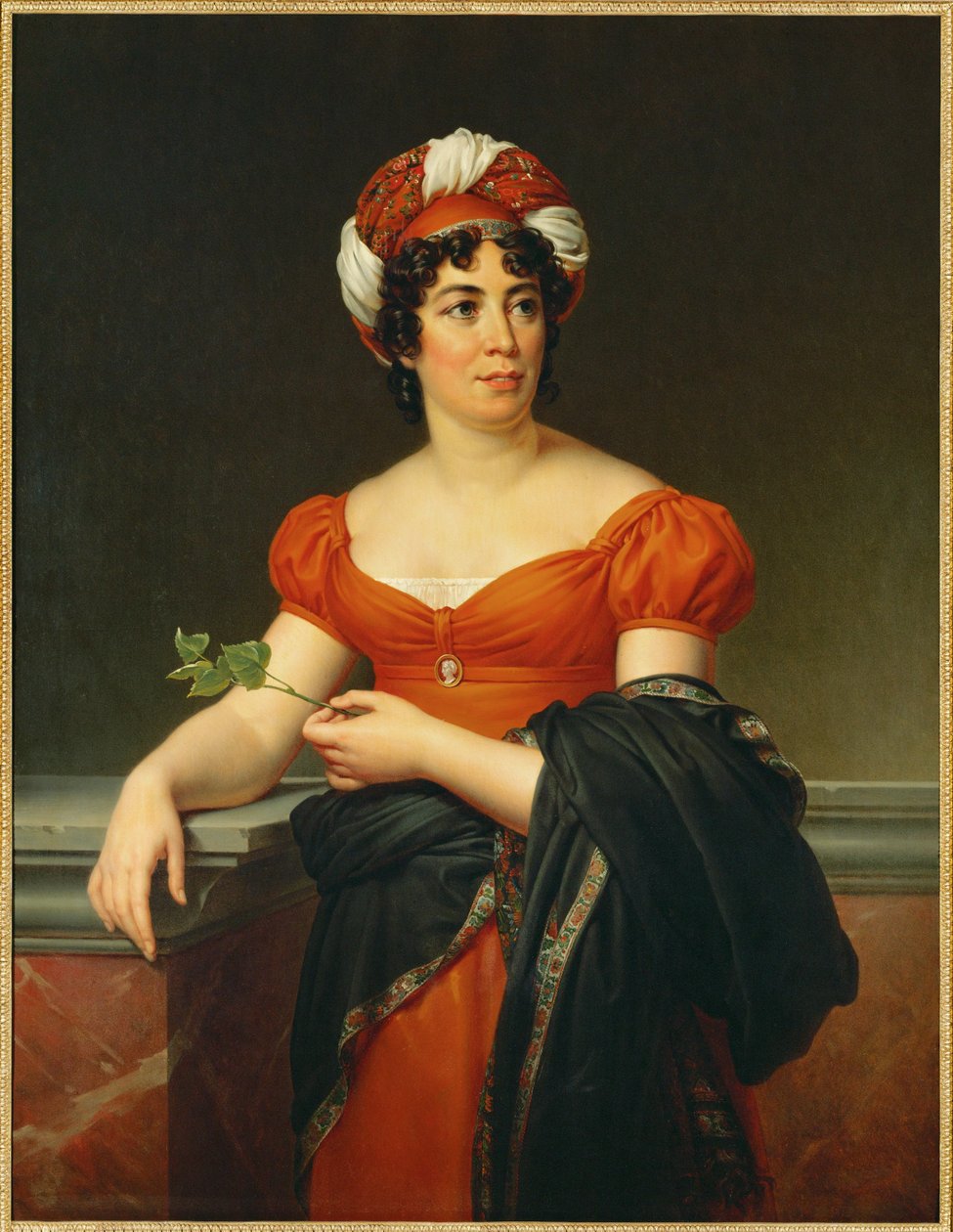 Porträt von Germaine Necker, Mme von Francois (school of) Gerard