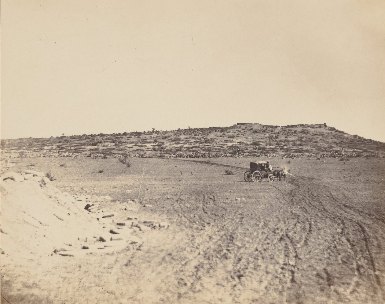 [Ort der Hinrichtung von Kaiser Maximilian], 1867 von Francois Aubert