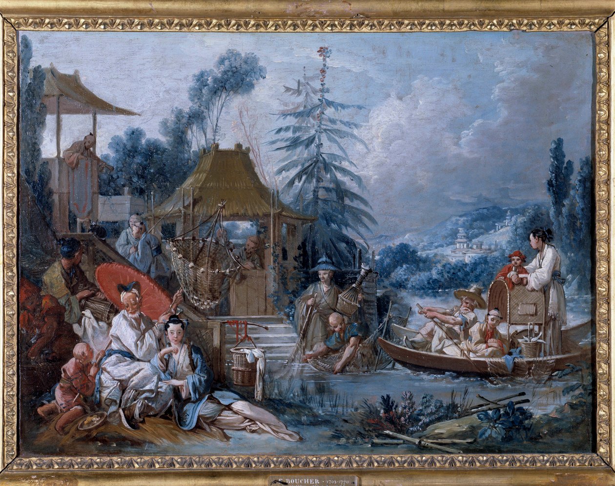 Chinoiserie: „La pêche“ von François Boucher
