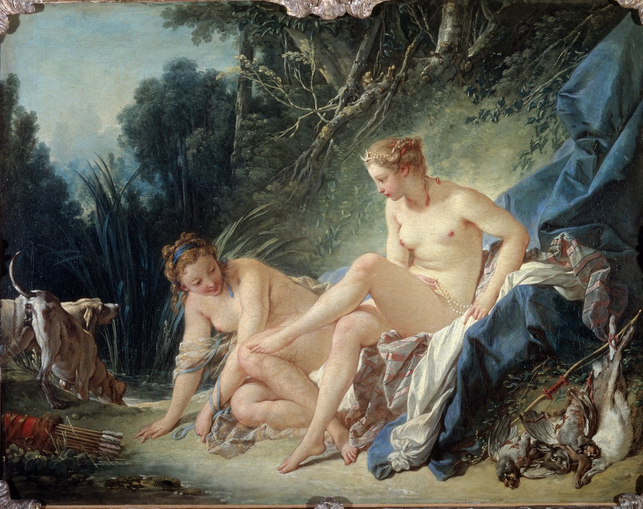 Diana verlässt das Bad von François Boucher