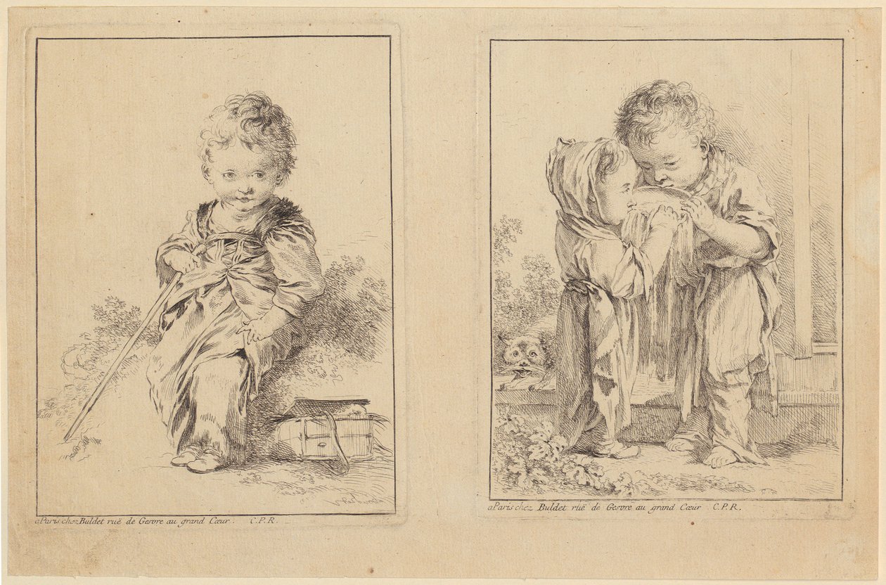 Kleiner Savoyer und die kleinen Milchtrinker von François Boucher