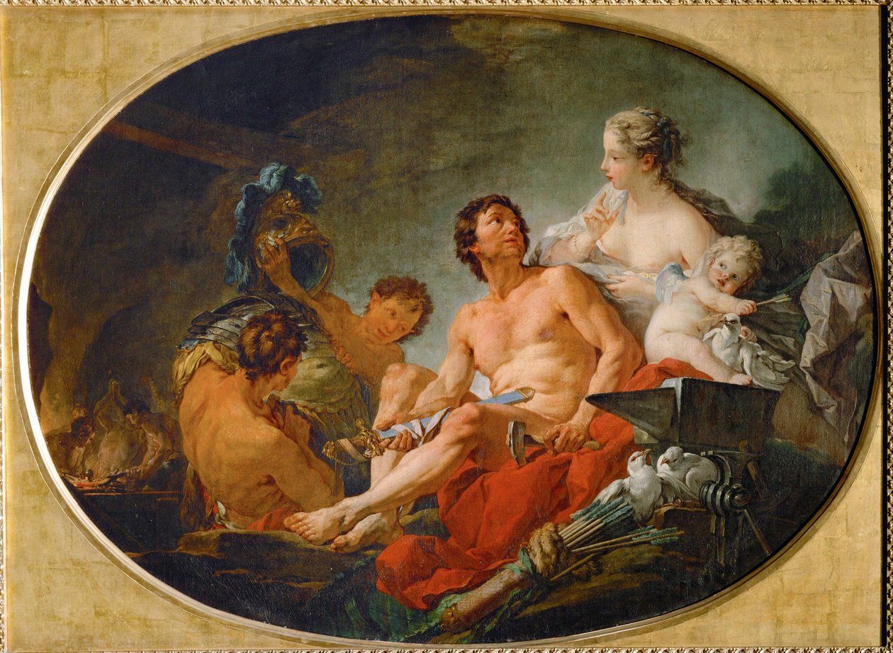 Die Schmieden des Vulkan von François Boucher