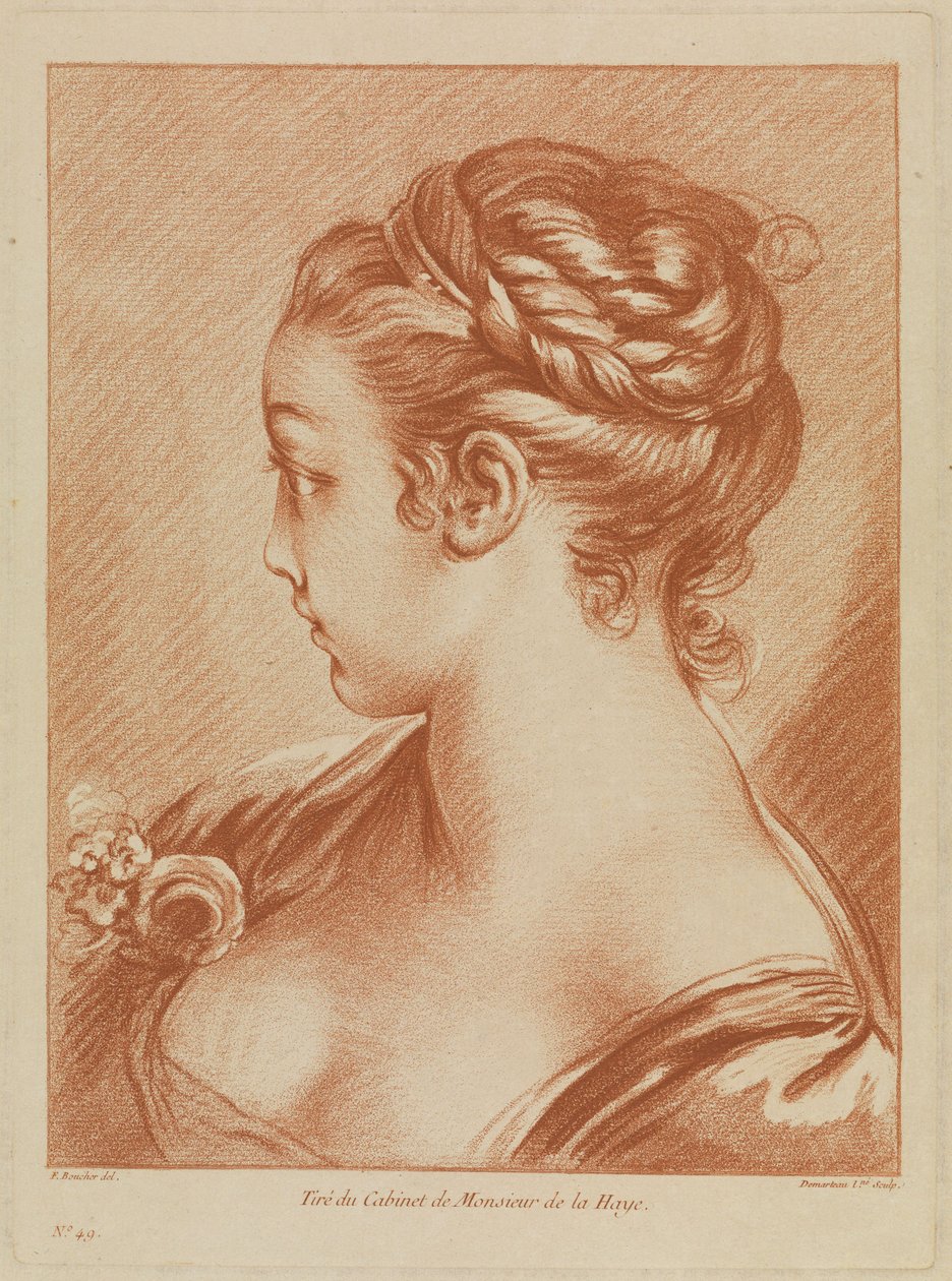 Mädchenbüste von François Boucher