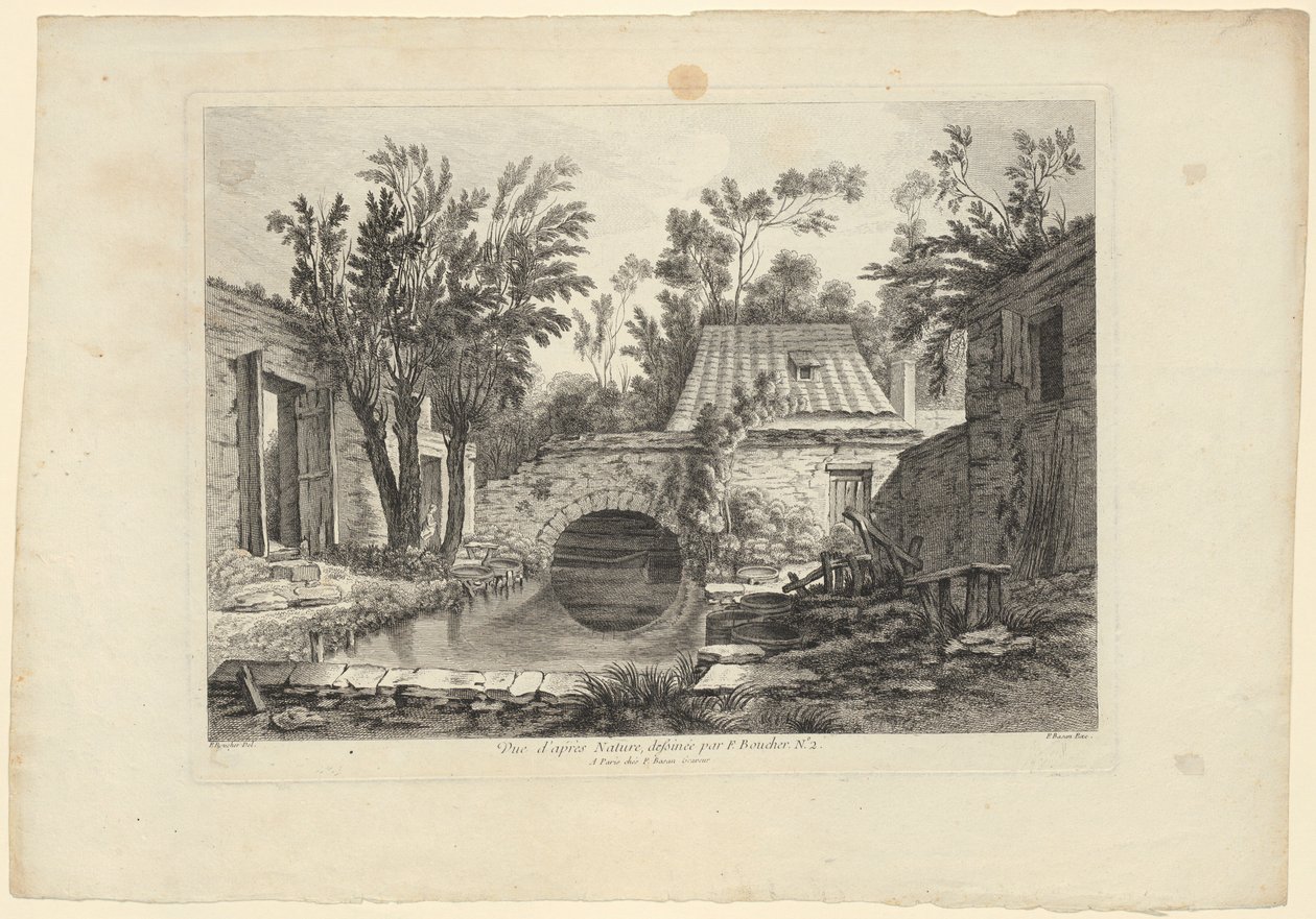 Naturstudie nach François Boucher (Nr. 2) von François Boucher