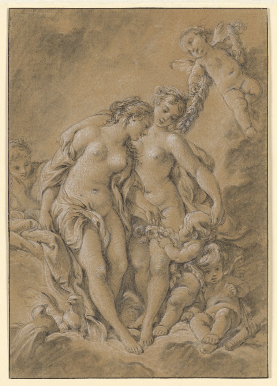 Nymphen und Cupidos von François Boucher