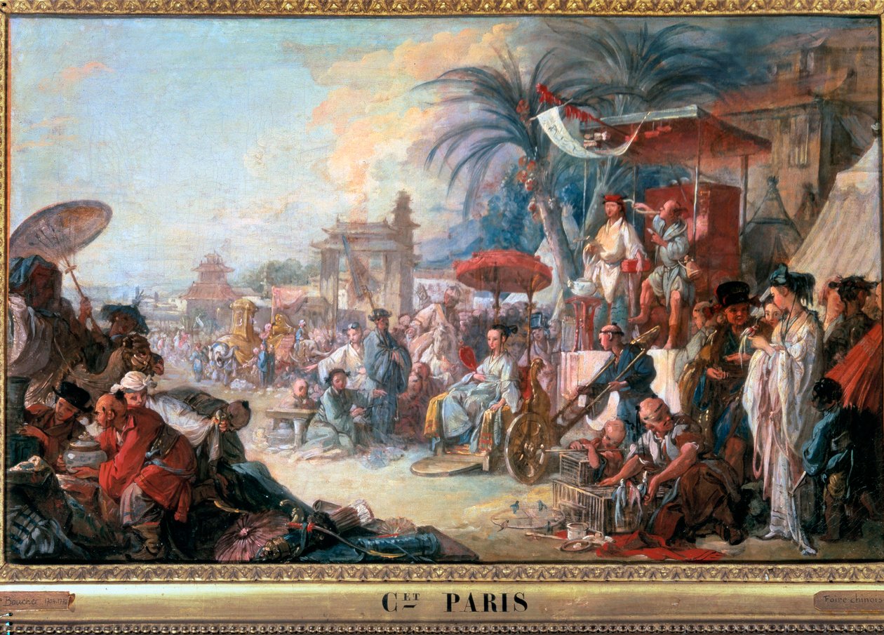 Der chinesische Jahrmarkt von François Boucher