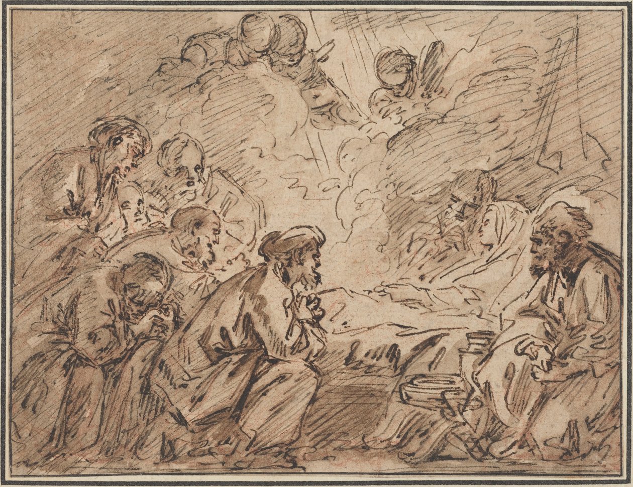 Der Tod der Jungfrau von François Boucher