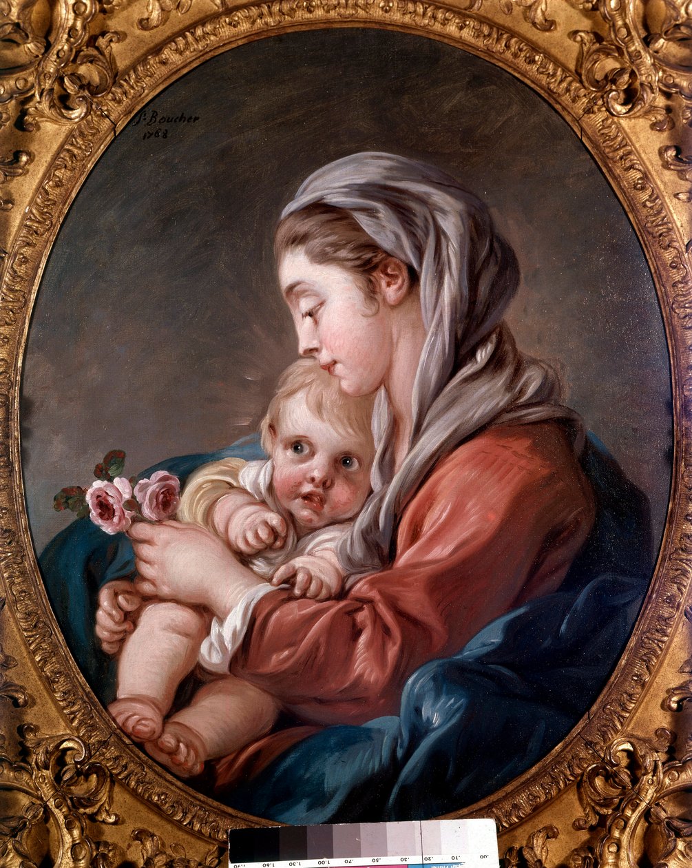 Die Jungfrau und das Jesuskind von François Boucher
