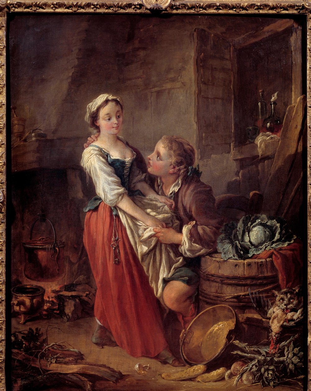 Die schöne Köchin von François Boucher