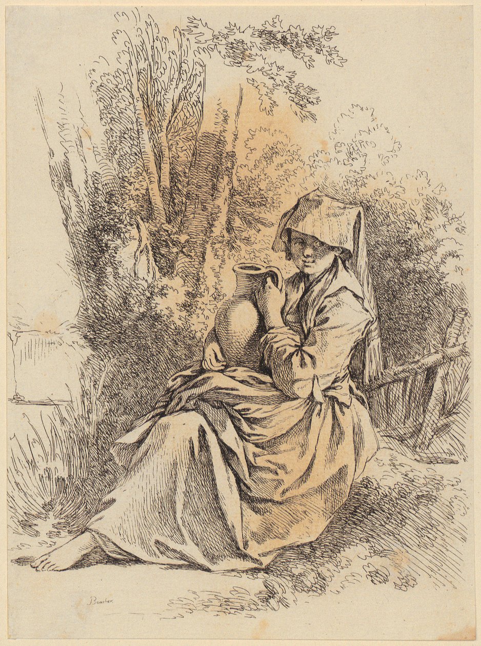 Wäscherin von François Boucher