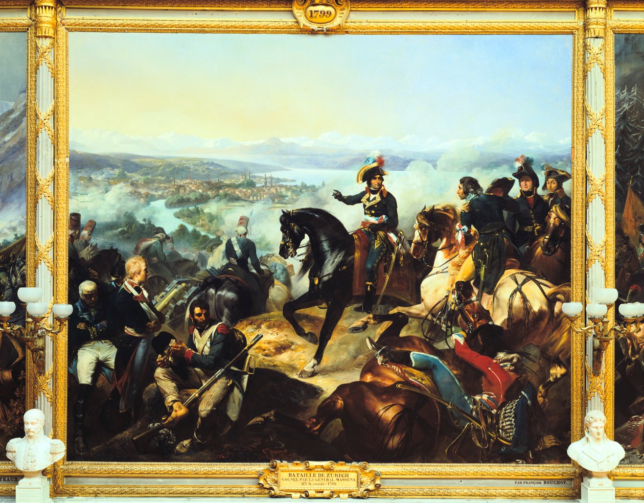 Schlacht von Zürich, 25. September 1799, ca. 1800-1842 von Francois Bouchot