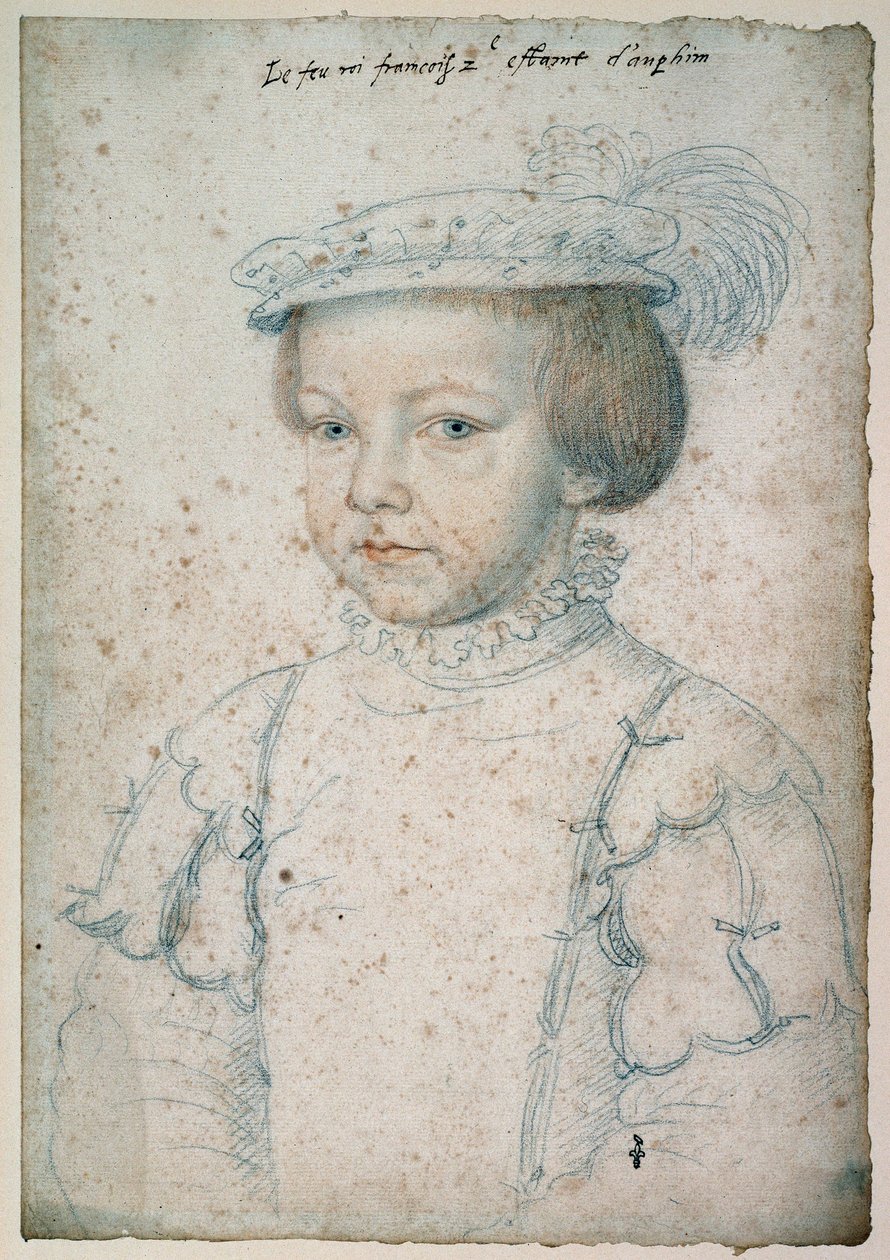 Porträt des Königs von Frankreich François II (1544-1560) von François Clouet
