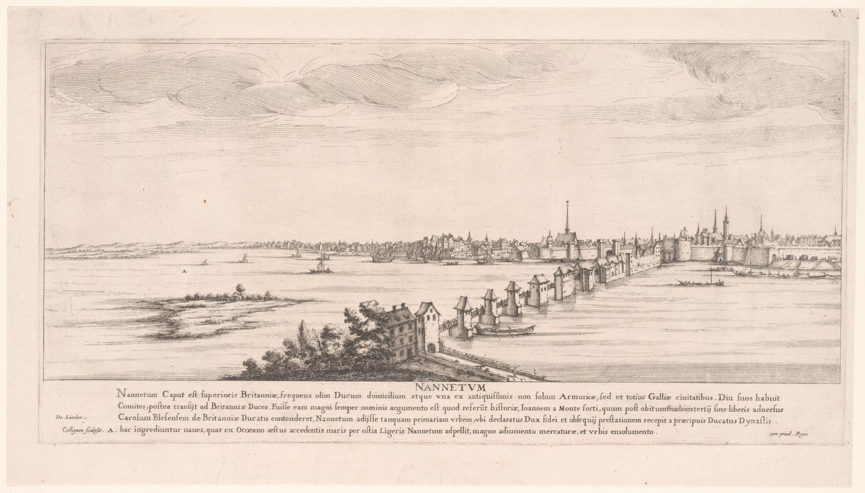 Blick auf Nantes von Francois Collignon