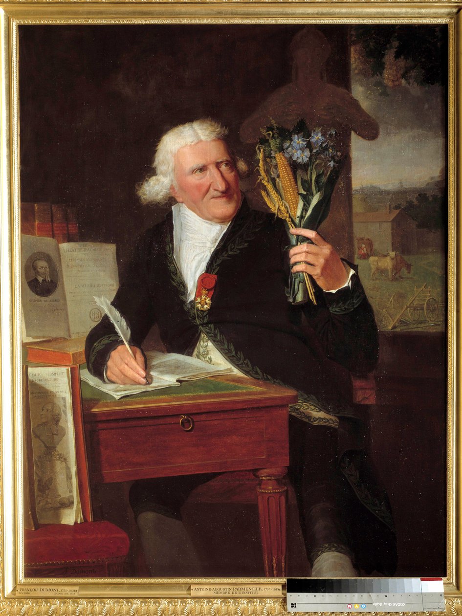 Porträt von Antoine Augustin, Baron Parmentier, Agronom mit der Ehrenlegion. Gemälde von François Dumont l
