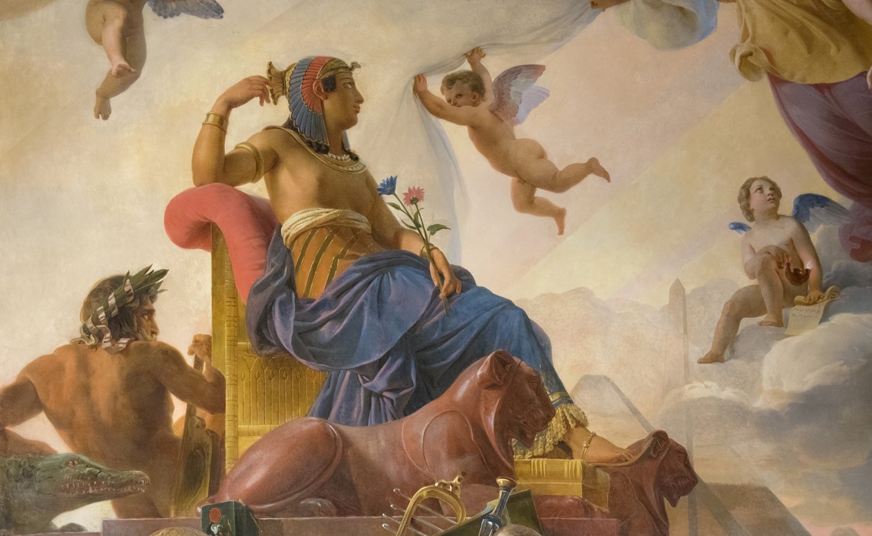 Das Studium und Genia widmen sich dem antiken Ägypten und Griechenland von Francois Edouard Picot
