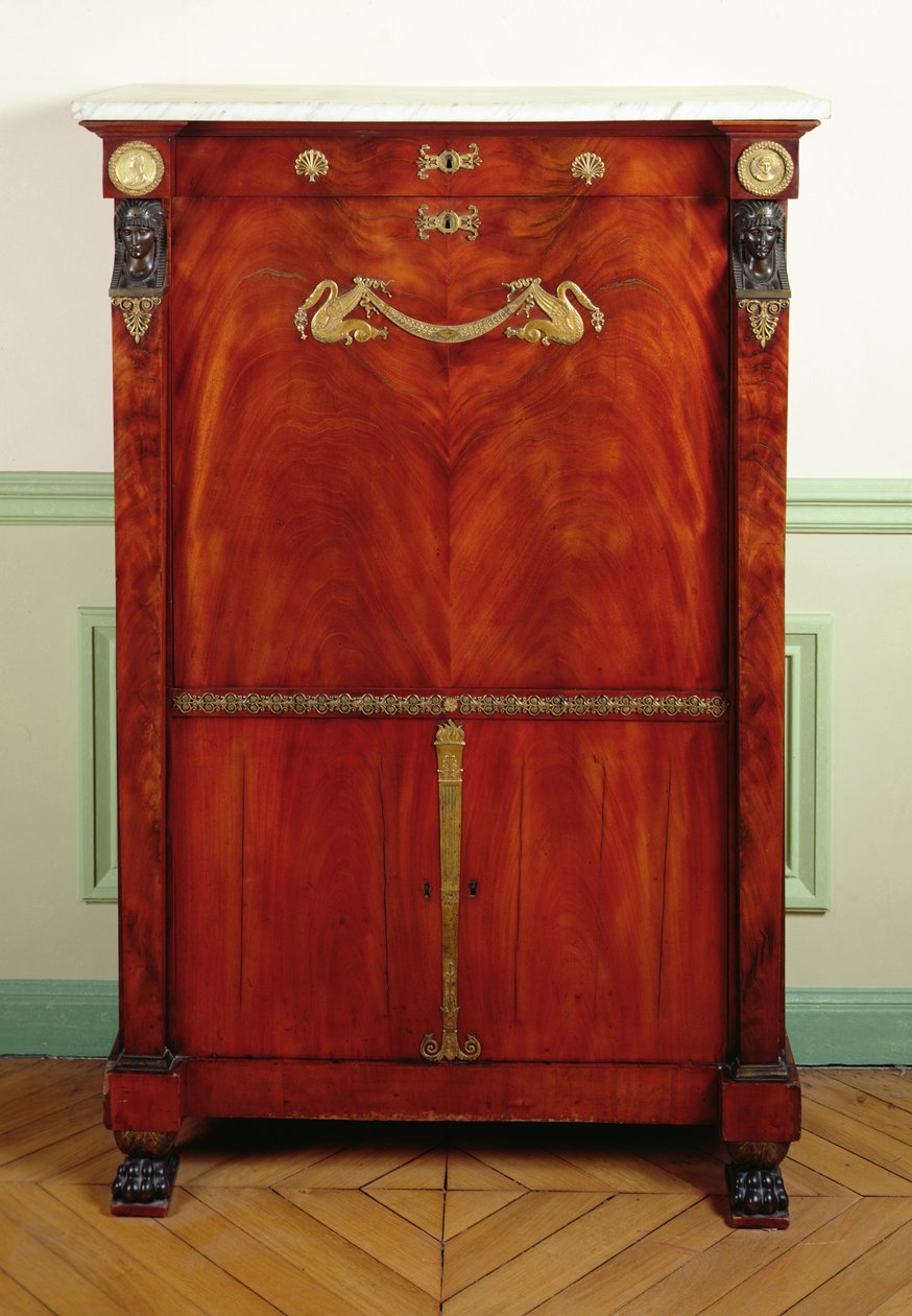 Schreibtisch mit Deckel von Francois H. G. attr. to Jacob Desmalter