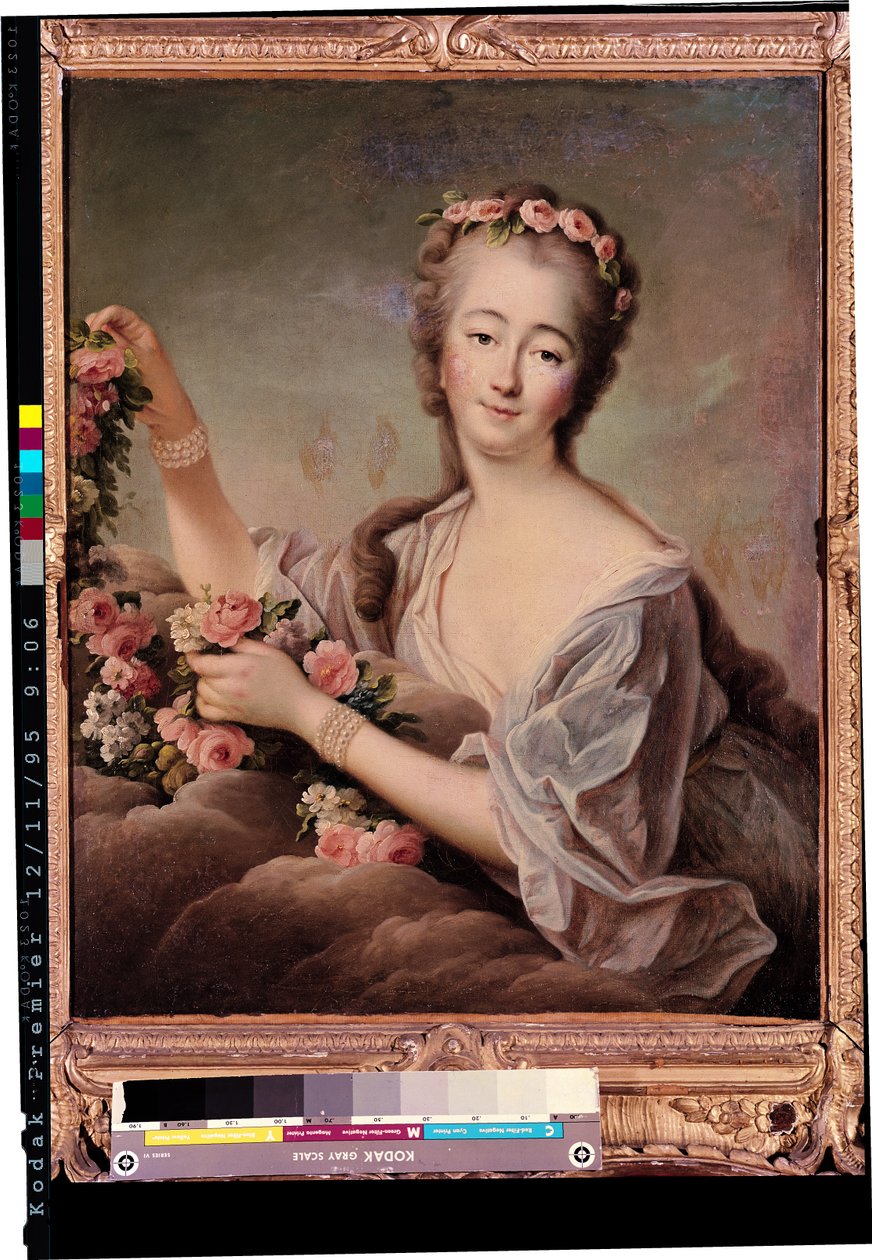Porträt der Gräfin du Barry (1743-93) als Flora von Francois-Hubert Drouais