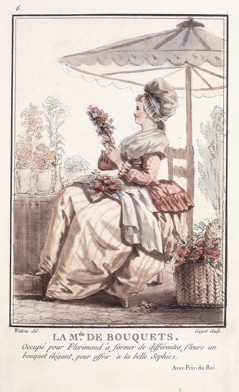 La M. de des Bouquets, 1786 von Francois Louis Joseph Watteau