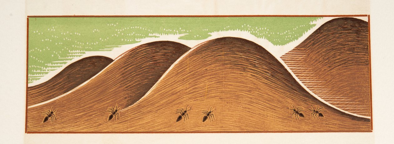 Grafische Illustration aus Prométhée Enchaîné von Aeschylus, veröffentlicht 1941 von Francois Louis Schmied