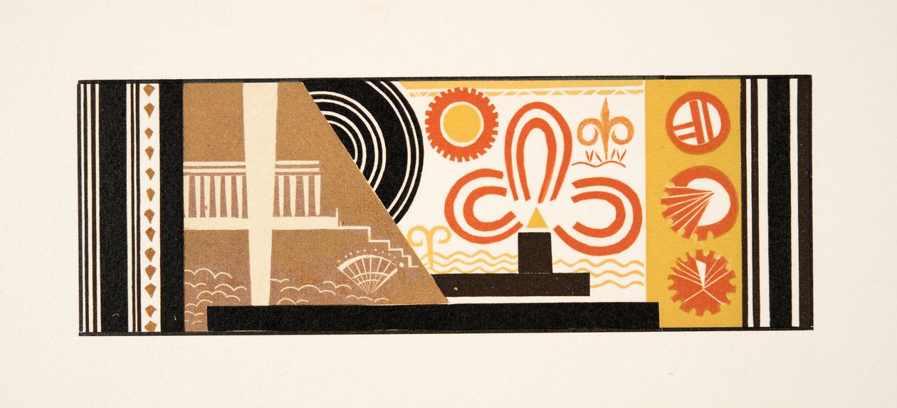 Grafische Illustration aus Prométhée Enchaîné von Aeschylus, veröffentlicht 1941 von Francois Louis Schmied
