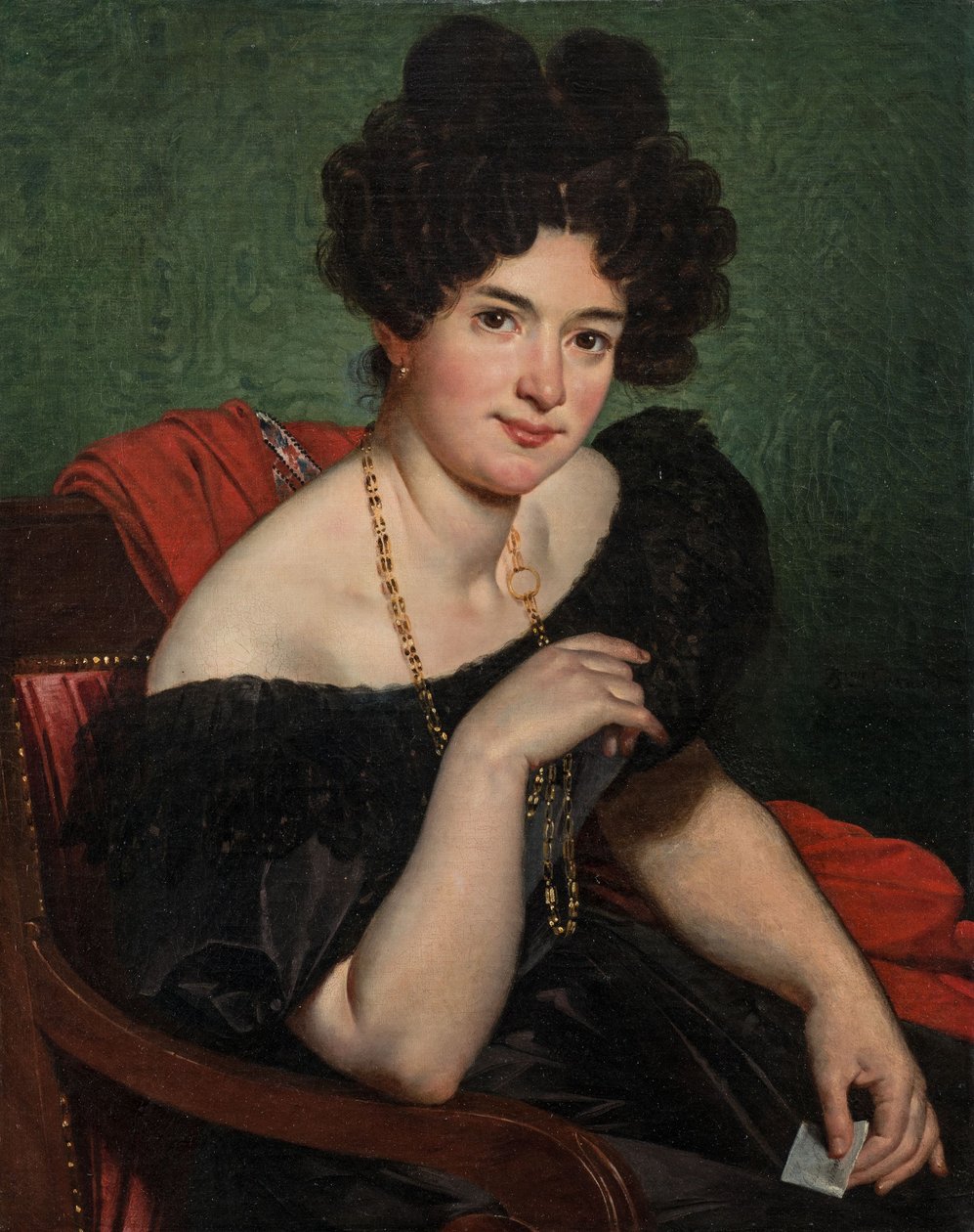 Porträt einer Dame, ca. 1830 von Francois Pascal Simon Baron Gerard